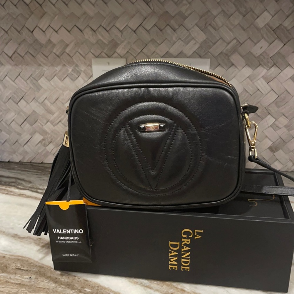 NWT Valentino by Mario Valentino
Mia Leather Camera Crossbody Bag
